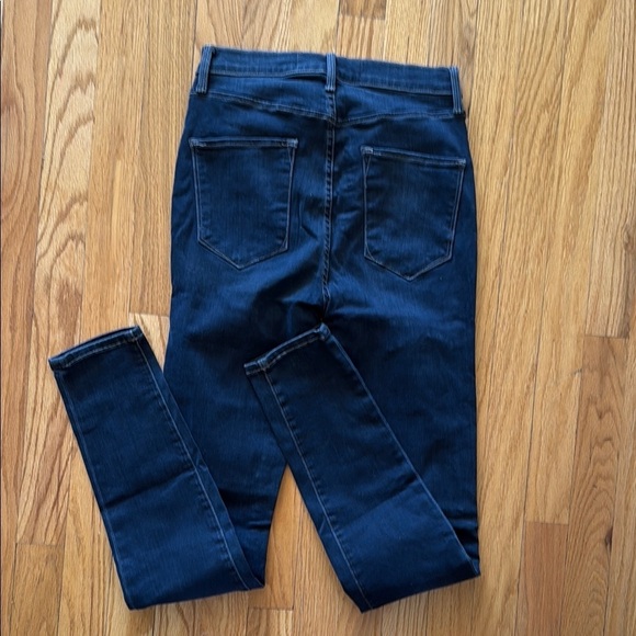 AYR sz 27x30 Hi-Rise Skinny Jean Dark Blue great pre owned condition - Picture 6 of 9